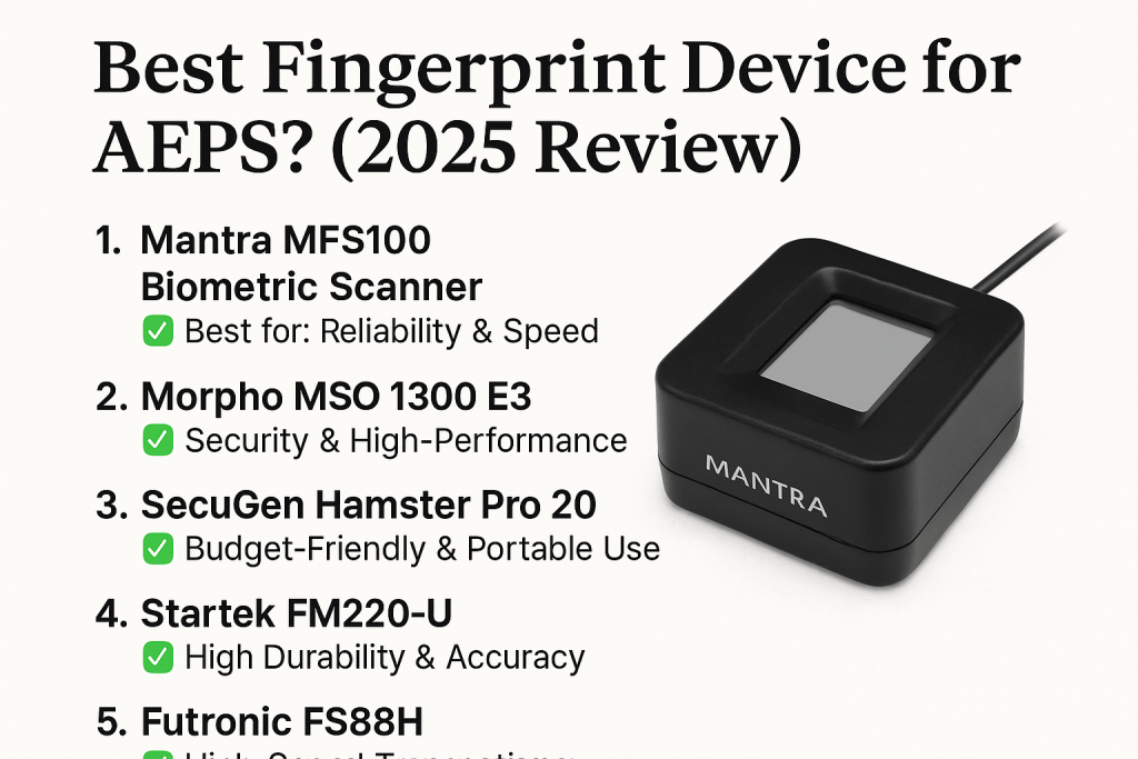 best fingerprint device for AEPS