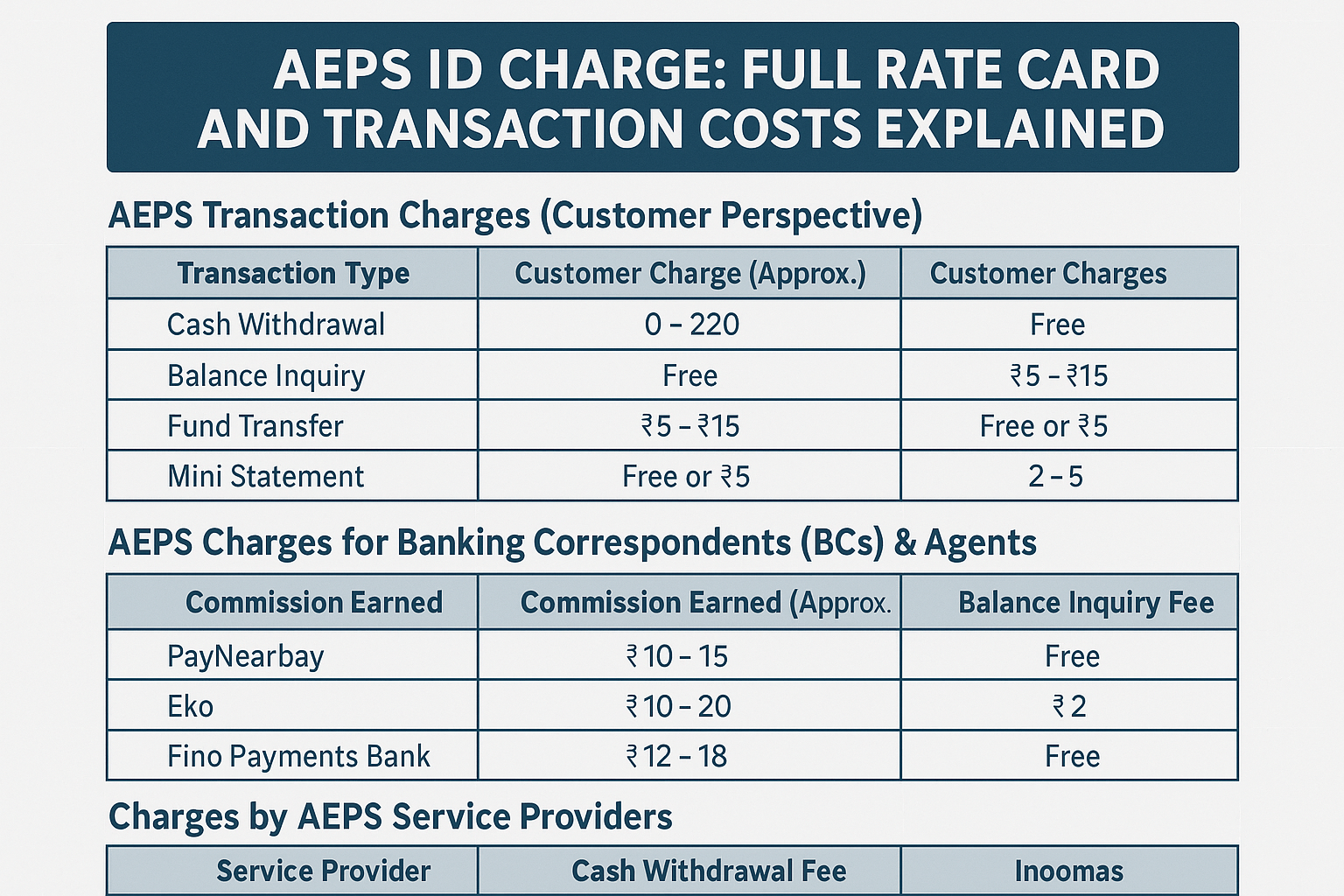 AEPS ID charge