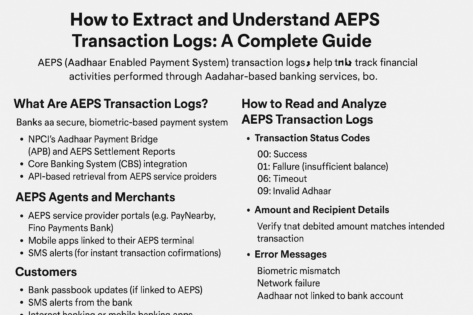 transaction logs transaction logs