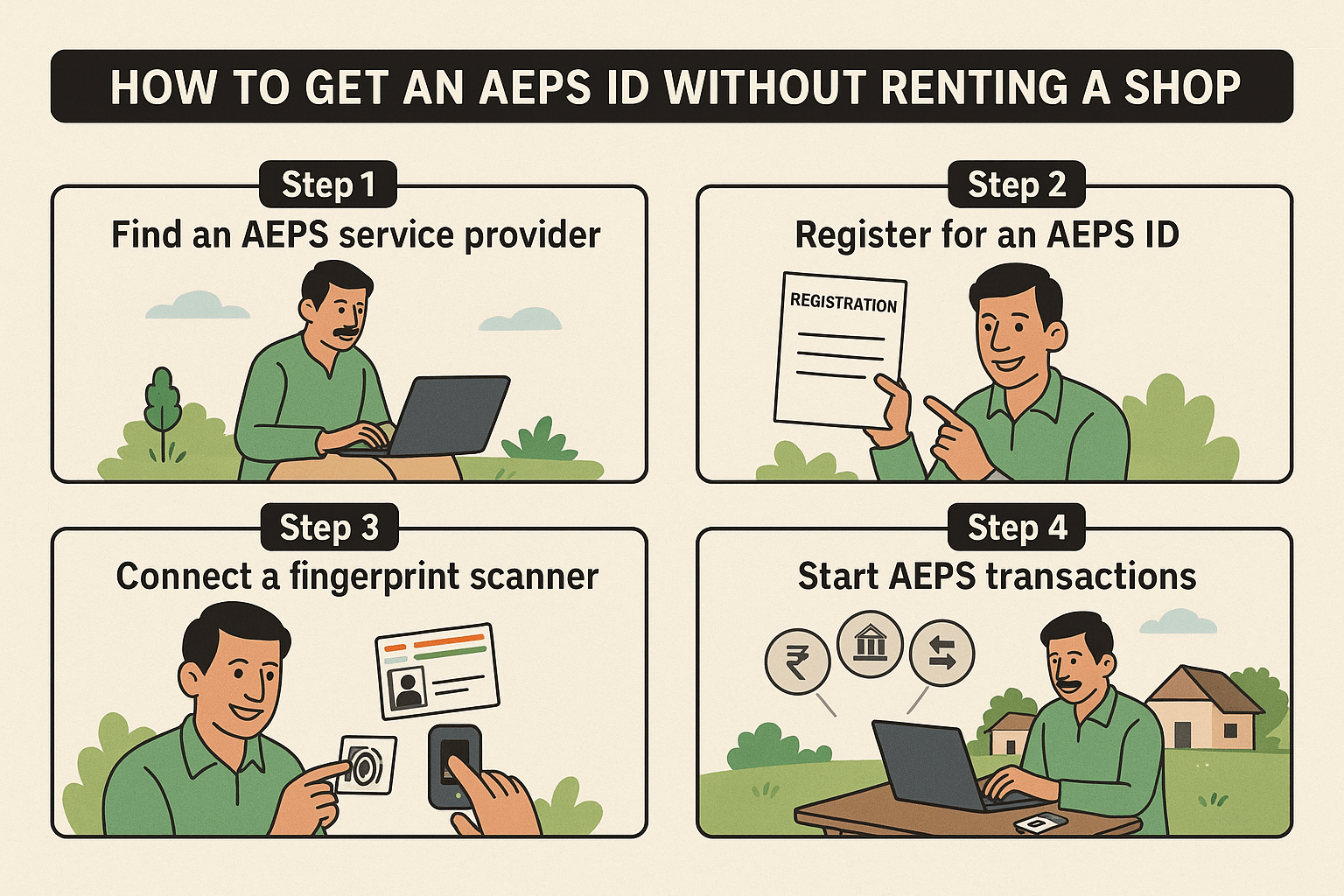 How to Get AEPS ID Without Opening a Shop