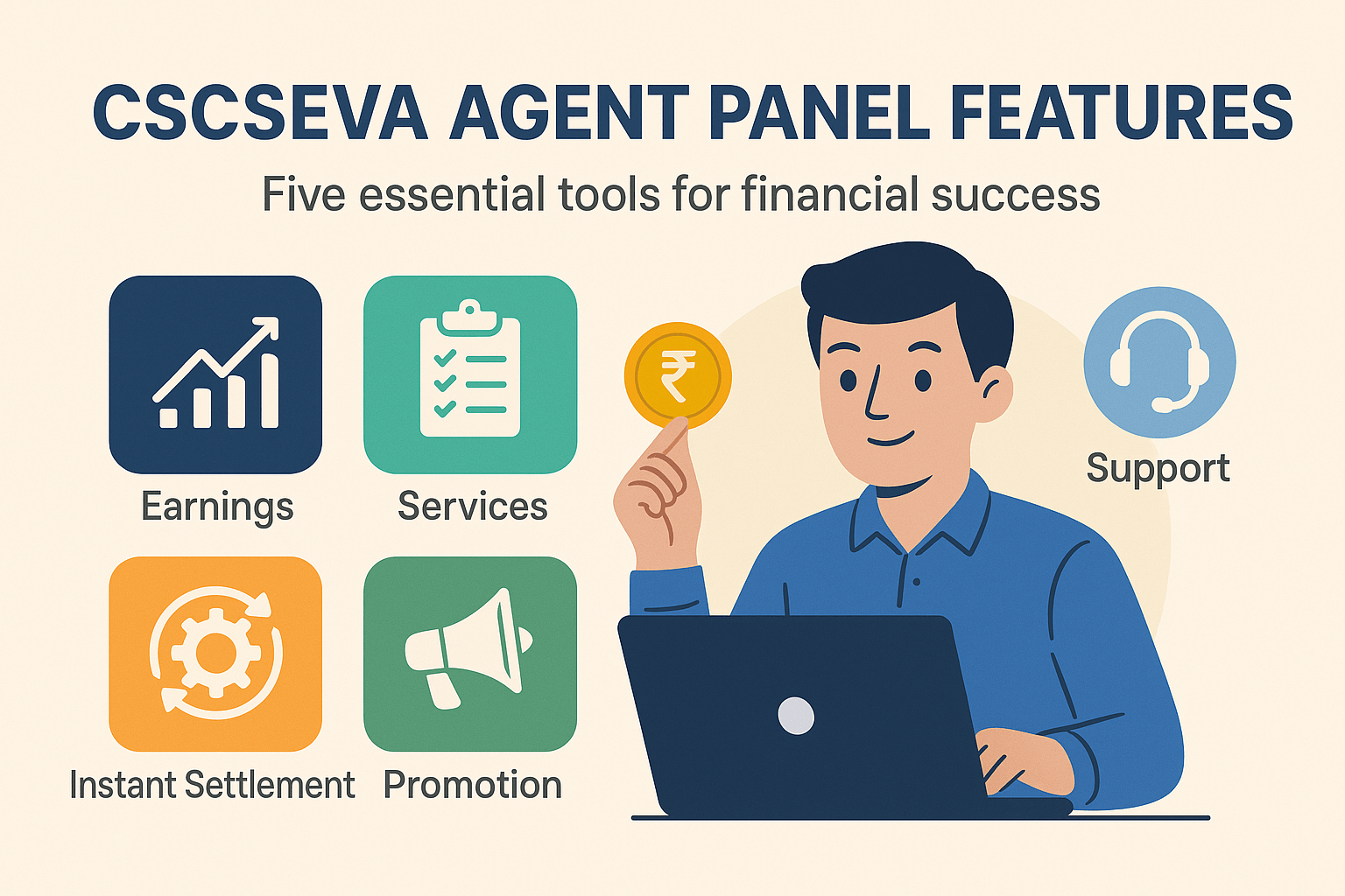 CSCSEVA Agent Panel Features
