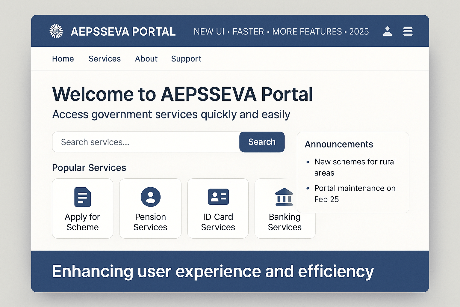 AEPSSEVA Portal 