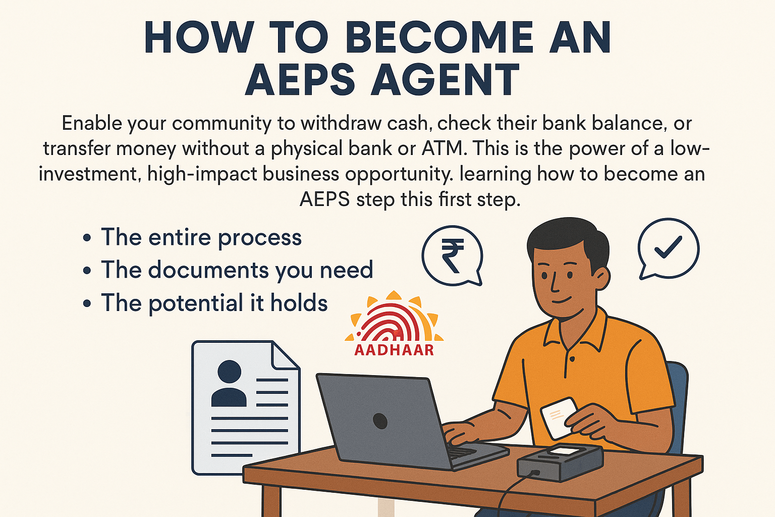 how to become an AEPS agent