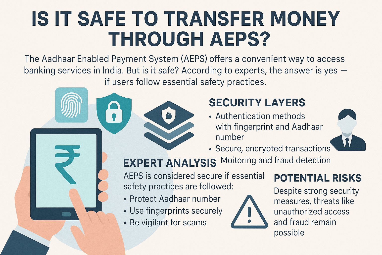 Is it safe to transfer money through AEPS Is it safe to transfer money through AEPS