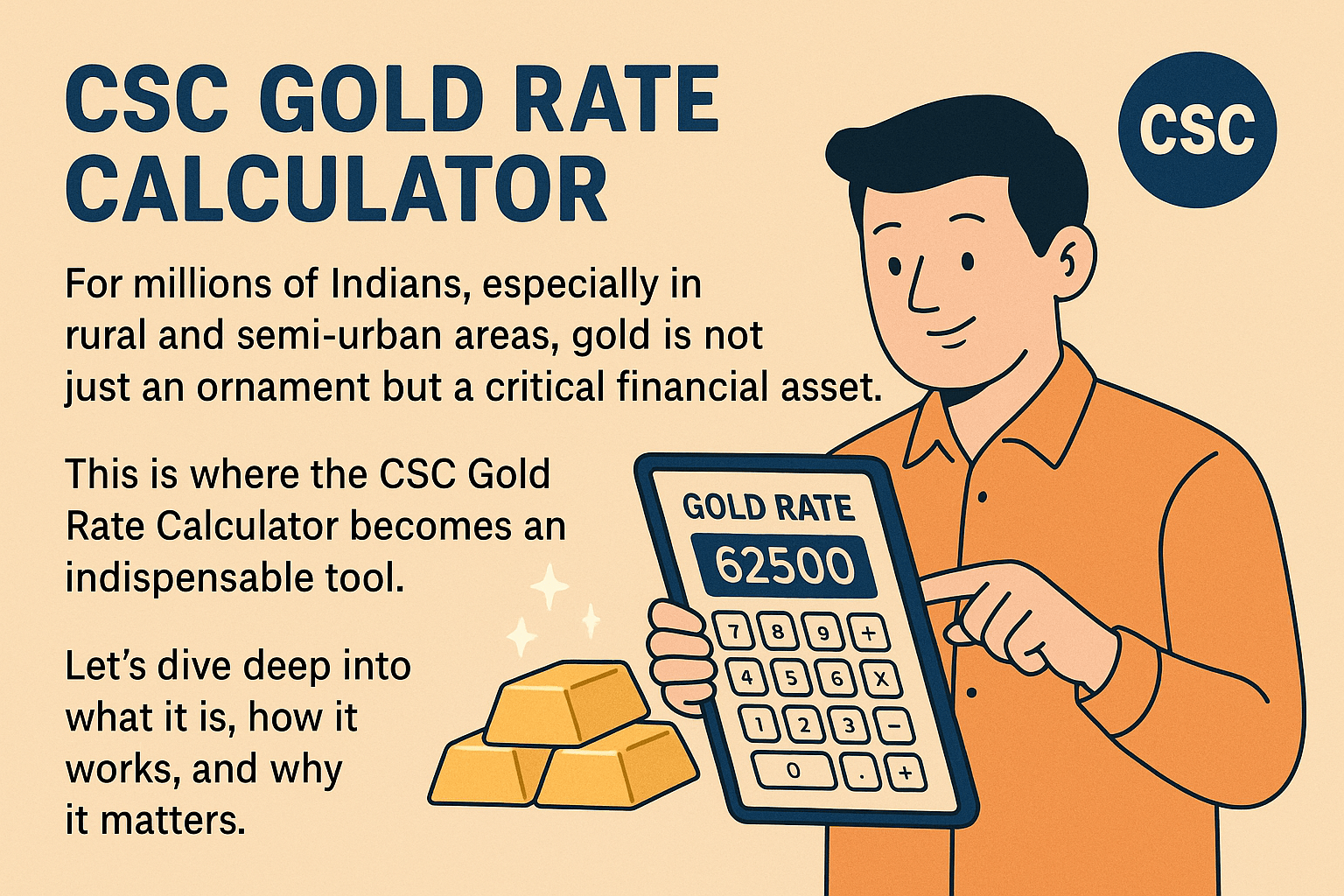 CSC Gold Rate Calculatorq