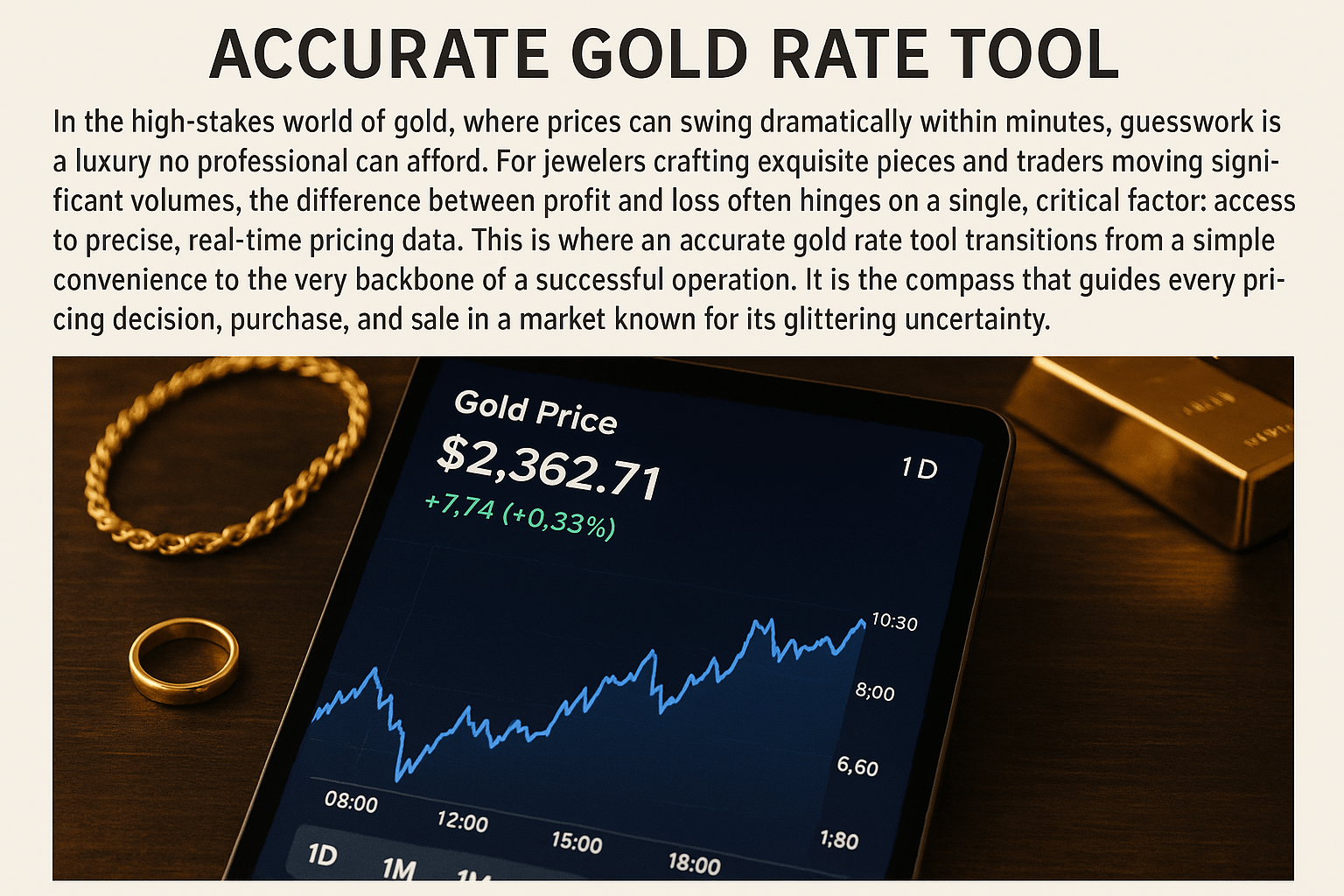 The Accurate Gold Rate Tool The Accurate Gold Rate Tool