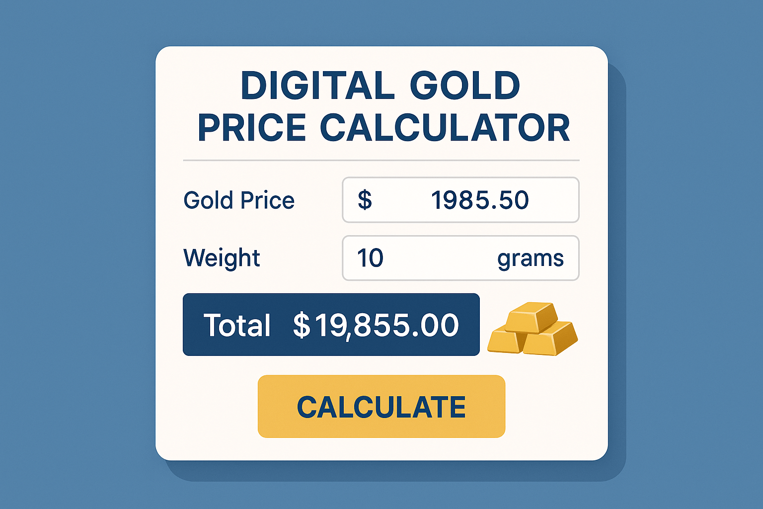 digital gold price calculator