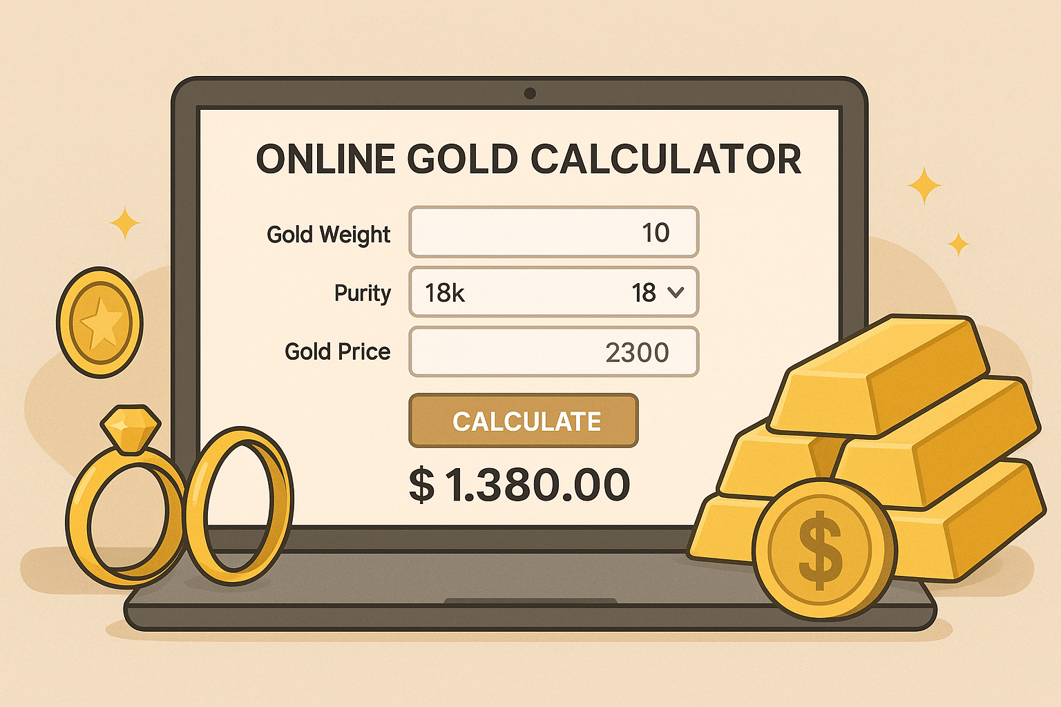 Online Gold Calculator