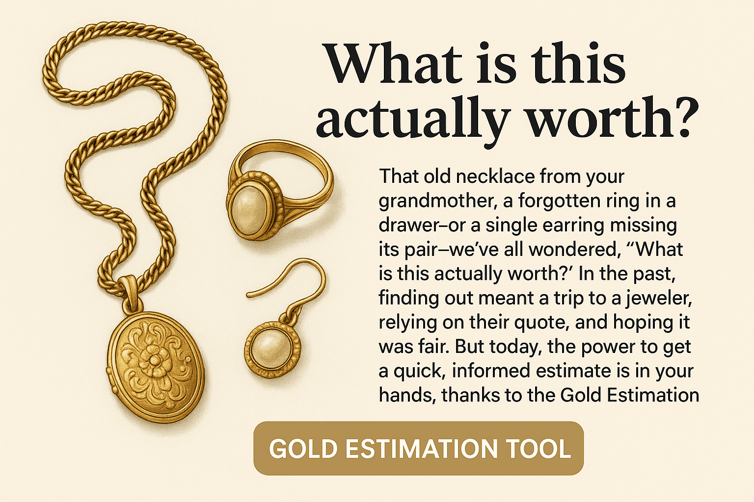 Gold Estimation Tool