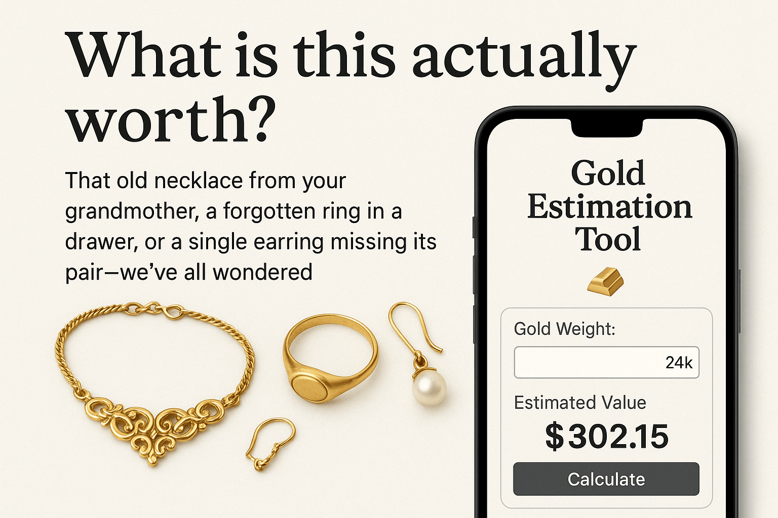 Gold Estimation Tool