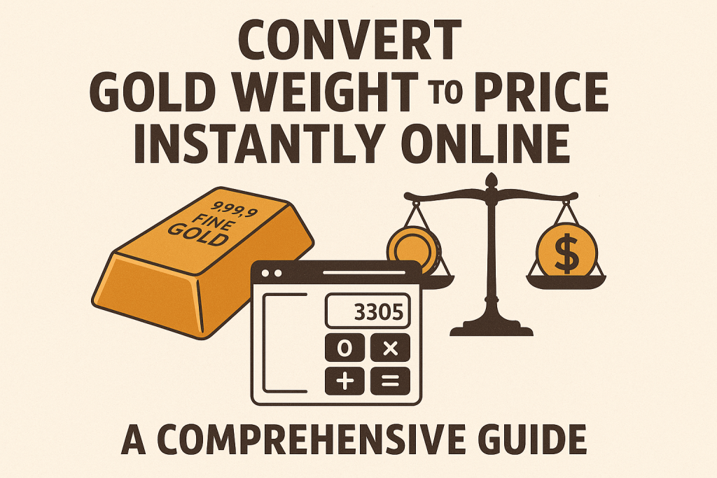 Convert Gold Weight to Price Instantly Online