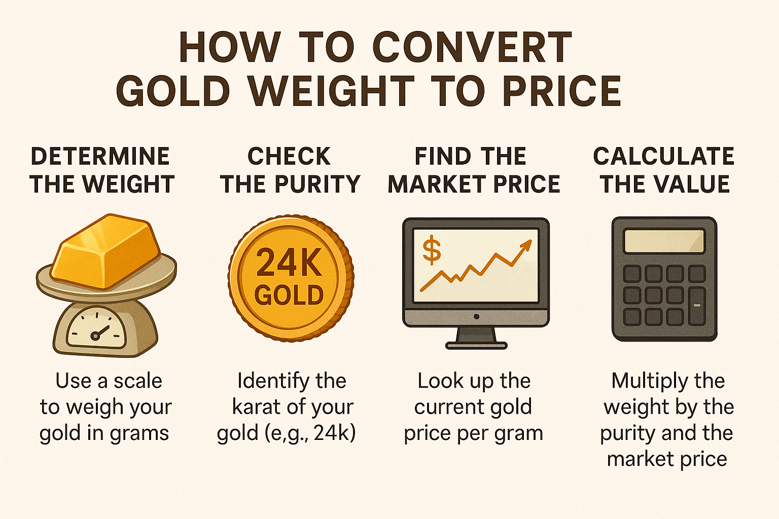 Convert Gold Weight to Price Instantly Online Convert Gold Weight to Price Instantly Online
