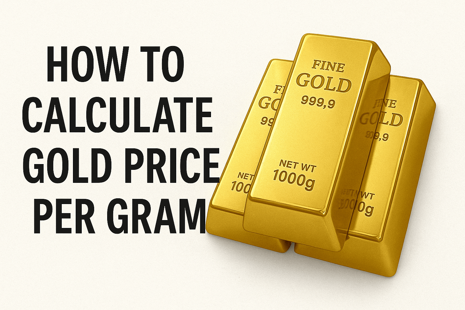 Calculate Gold Price Per Gram