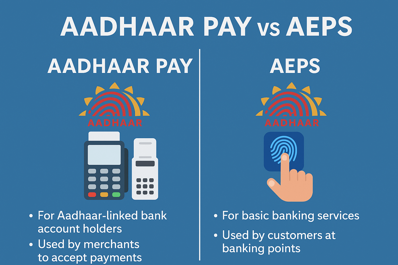 Aadhaar Pay vs AEPS
