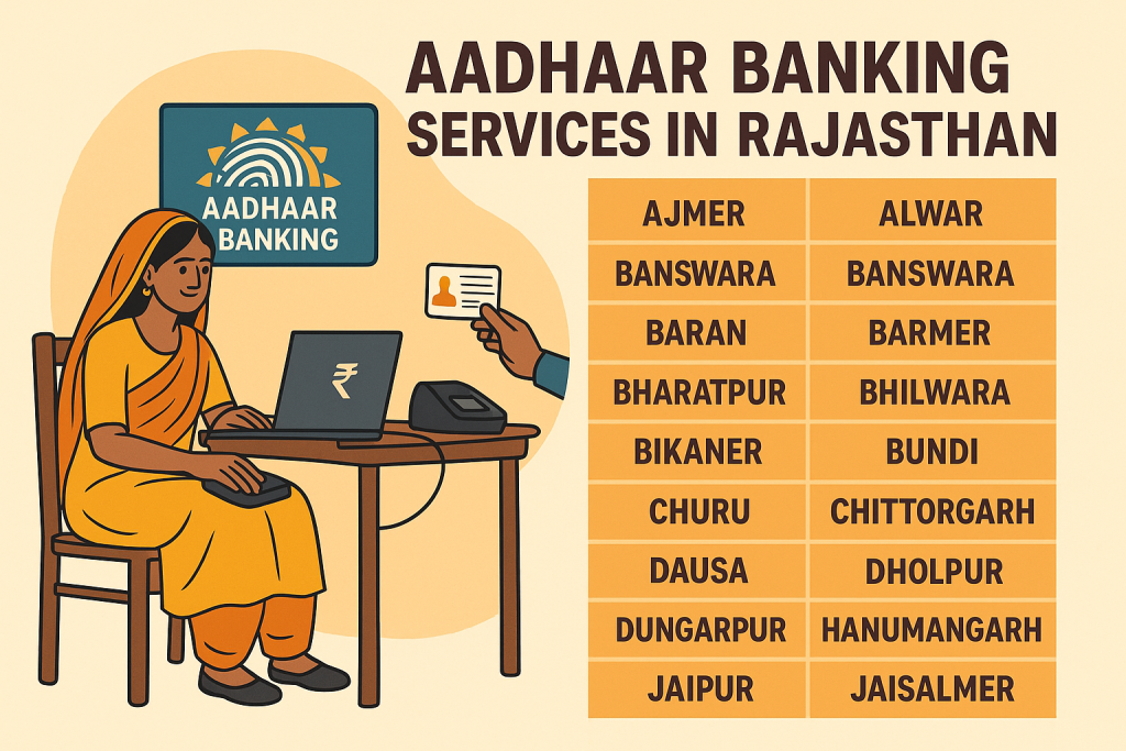 Aadhaar Banking Services in Rajasthan Near Me