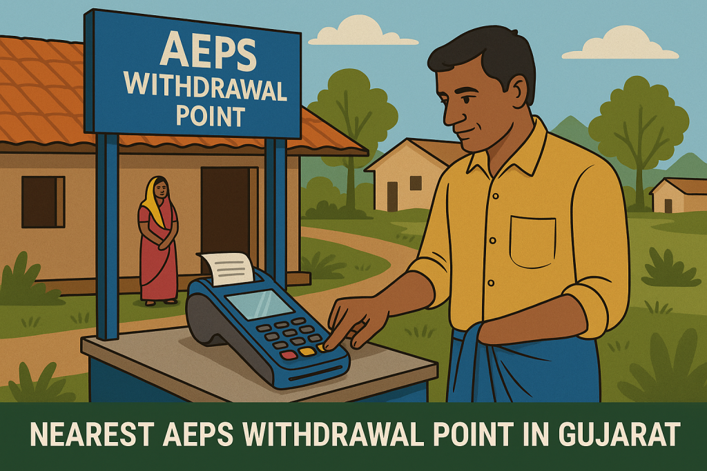 Nearest AEPS Withdrawal Points in Gujarat