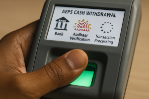aeps cash withdrawal meaning in hindi