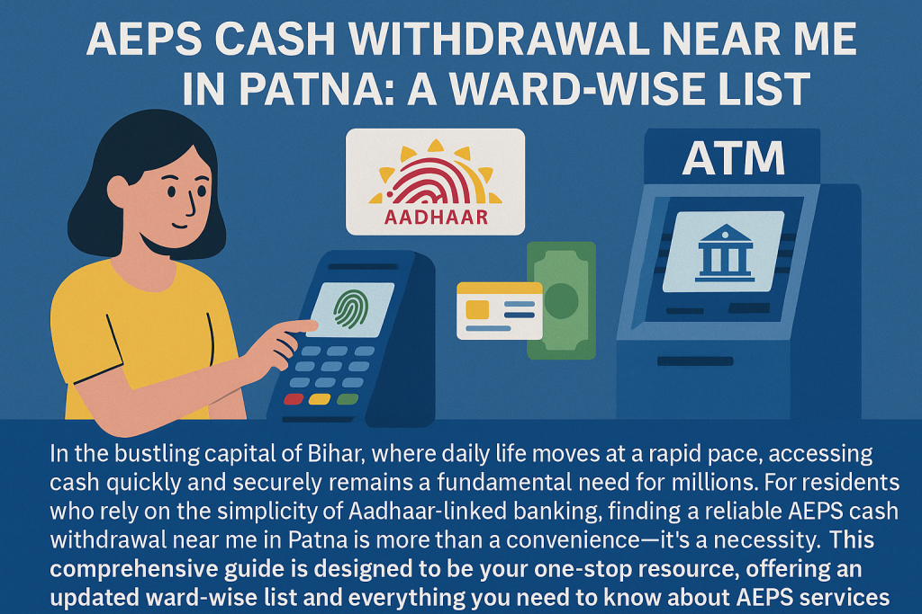 AEPS cash withdrawal near me in Patna
