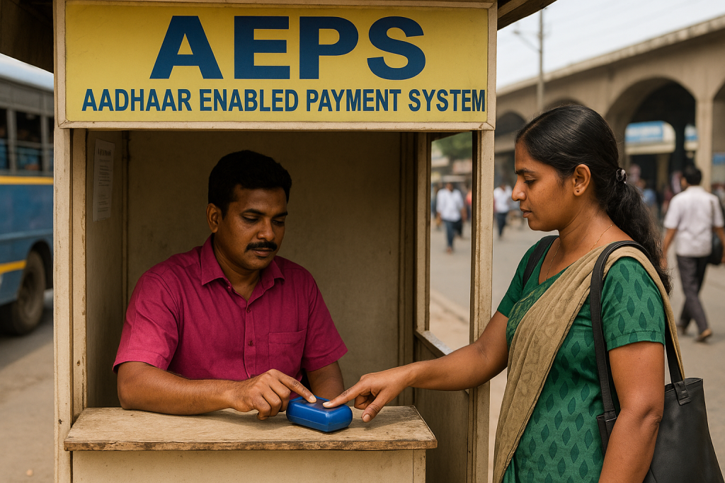 AEPS Cash Services Near Bus Stand