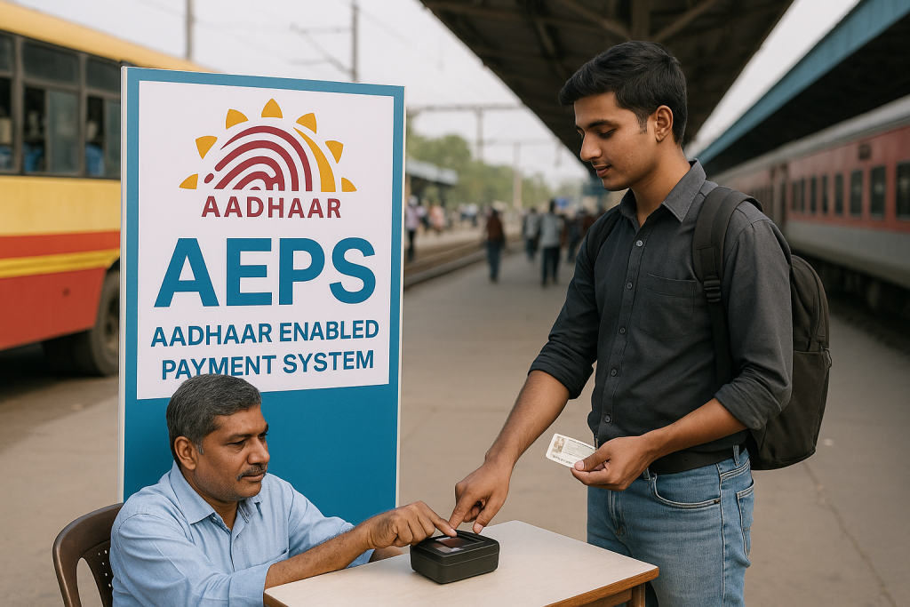 AEPS Cash Services Near Bus Stand