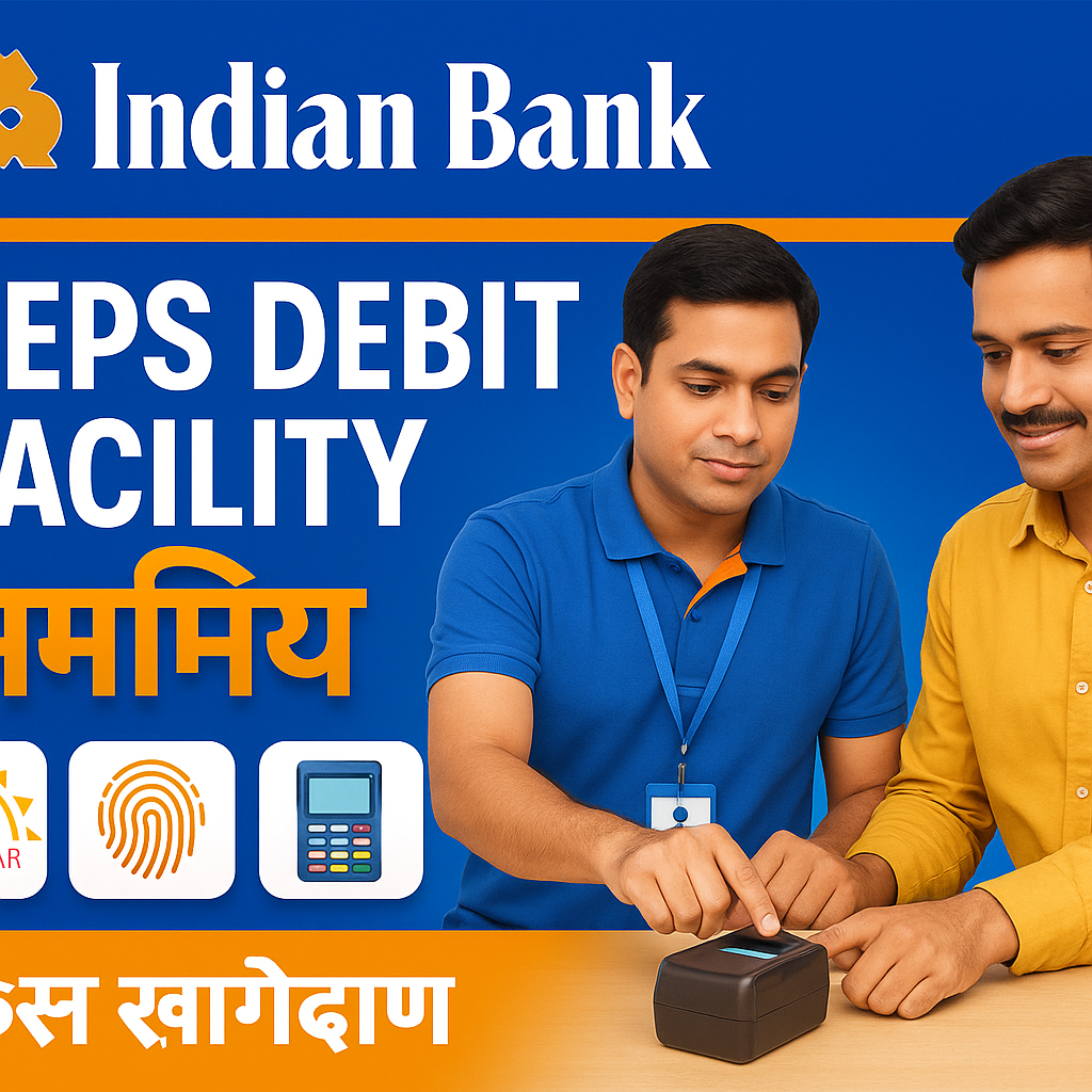 Aeps debit facility in Indian bank