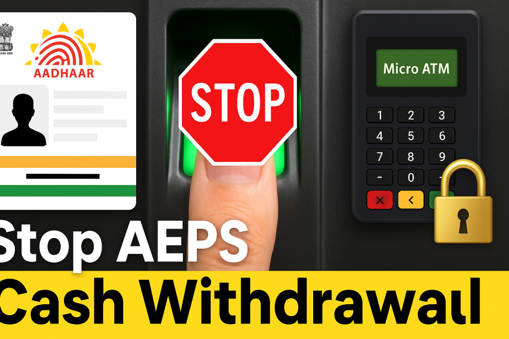 How to Stop AEPS Cash Withdrawal How to Stop AEPS Cash Withdrawal