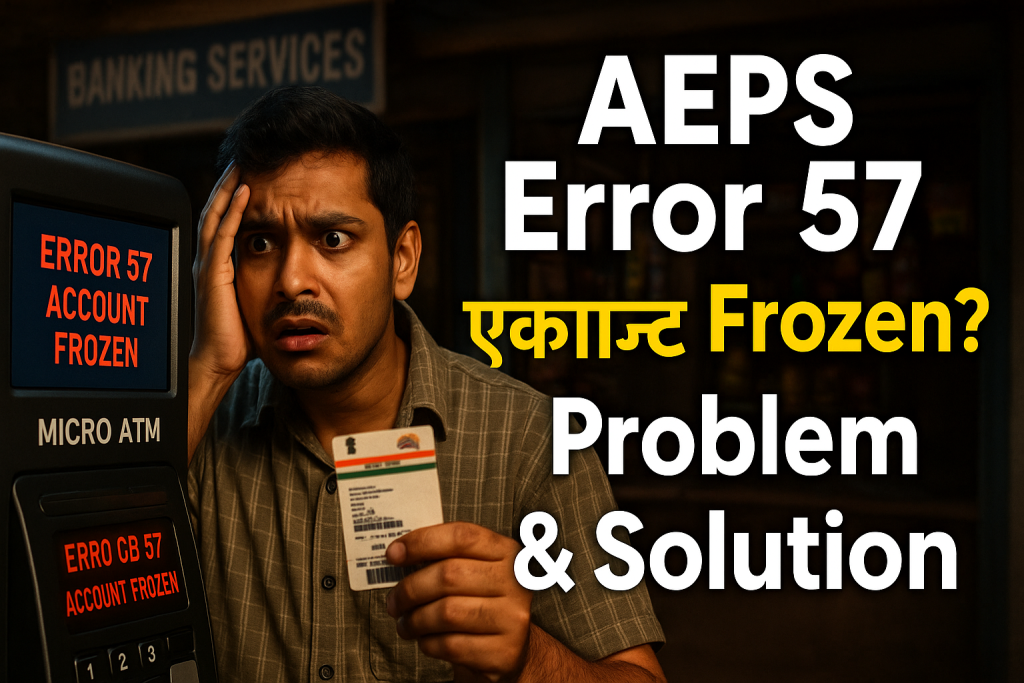 Aeps Error Code : 57 Aeps Error Code : 57