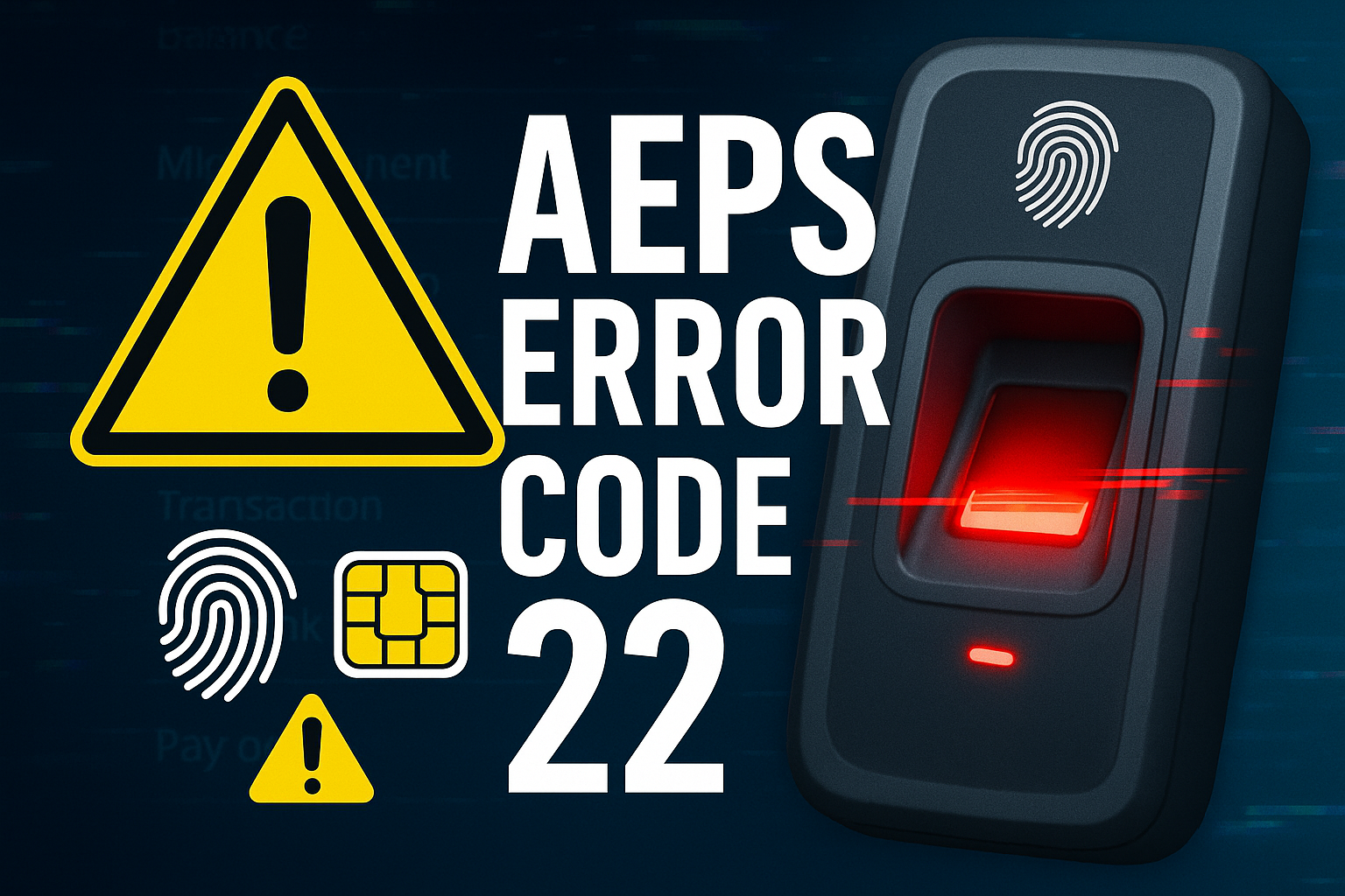 Aeps Error Code 22 – Suspected Malfunction: A Complete Expert Guide ...