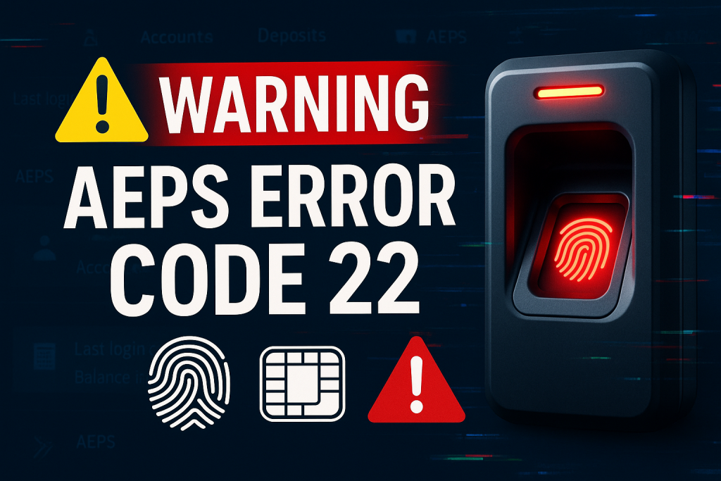 Aeps Error Code 22