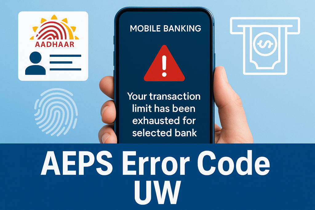 Aeps Error Code : UW Aeps Error Code : UW