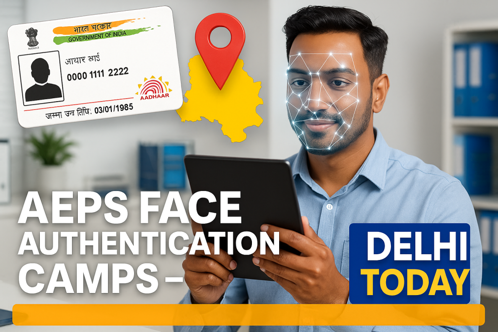 AEPS Face Authentication Camps near Delhi AEPS Face Authentication Camps near Delhi