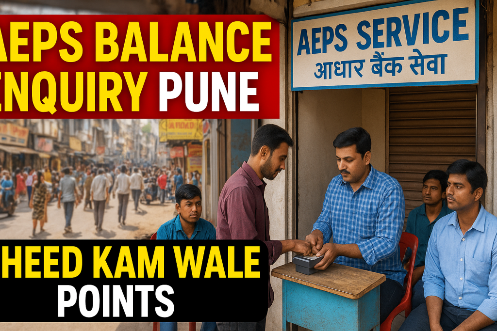 Pune AEPS Balance Enquiry Near Me