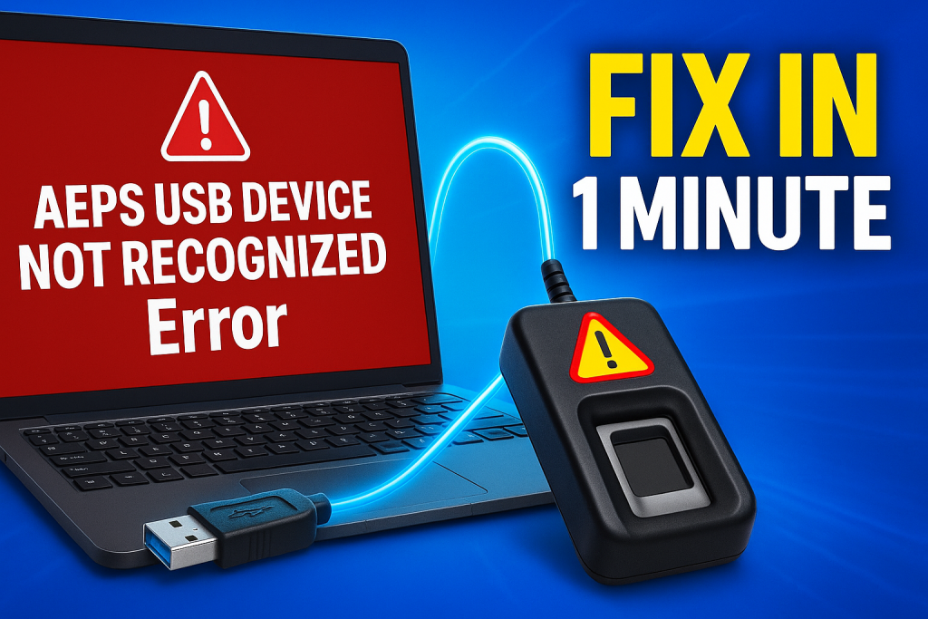 AEPS USB Device Not Recognized Error Fix
